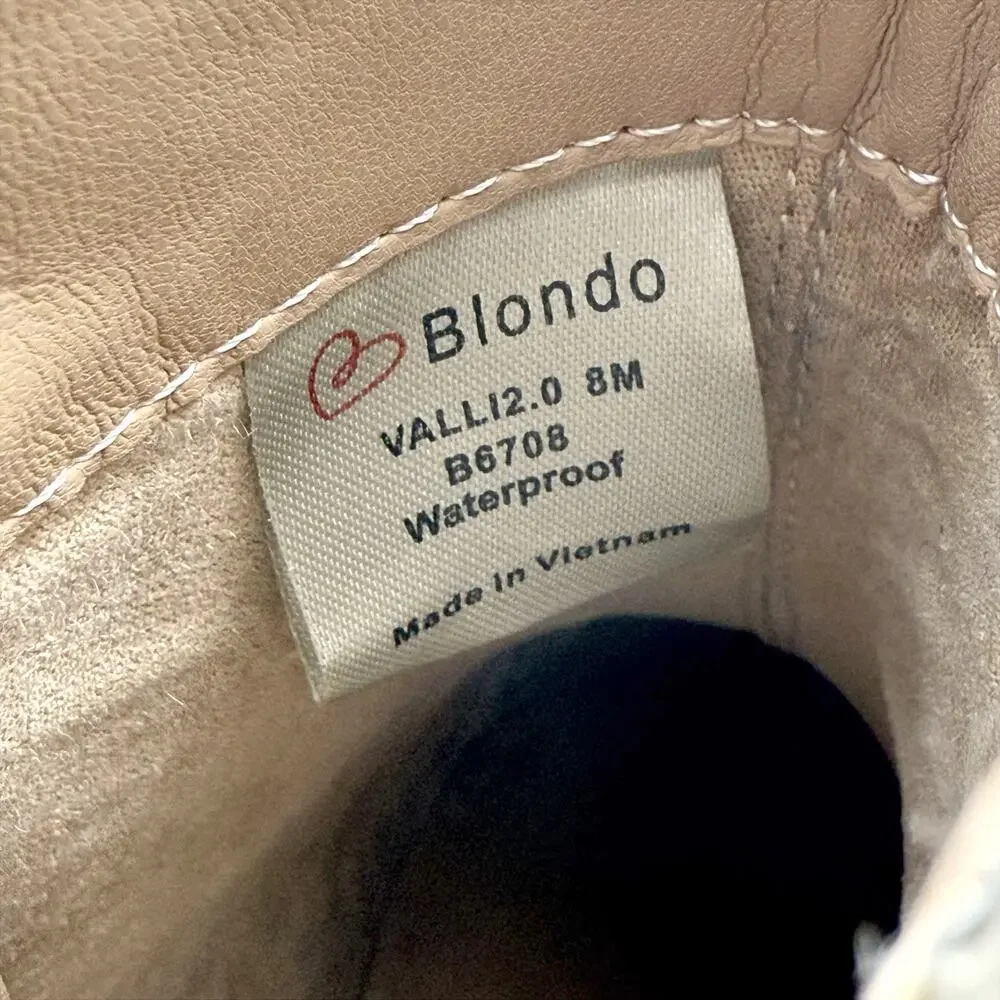 Blondo Womens Valli 2.0 Ankle Booties SIZE 8 M Taupe Grey Nubuck Leather NIB